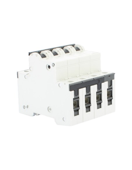 Siemens 5SY34067 4P 6A 4.5K C-curve circuit breaker, 4 modules